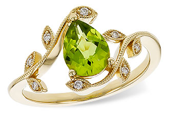 A329-83791: LDS RG 1.16 PERIDOT 1.22 TGW (8x6MM PER)