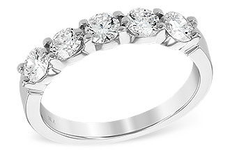 E240-76464: LDS DIA WED RG 1.00 TW (5 STONES)