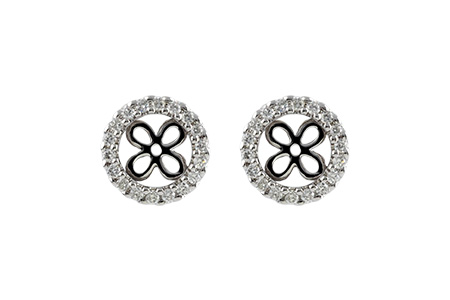 G242-58291: EARRING JACKETS .30 TW (FOR 1.50-2.00 CT TW STUDS)