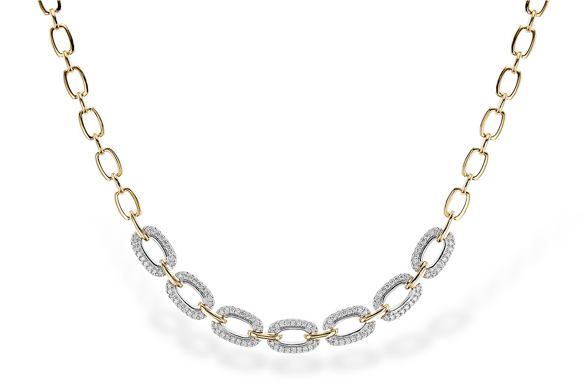 G328-91927: NECKLACE 1.95 TW (17 INCHES)