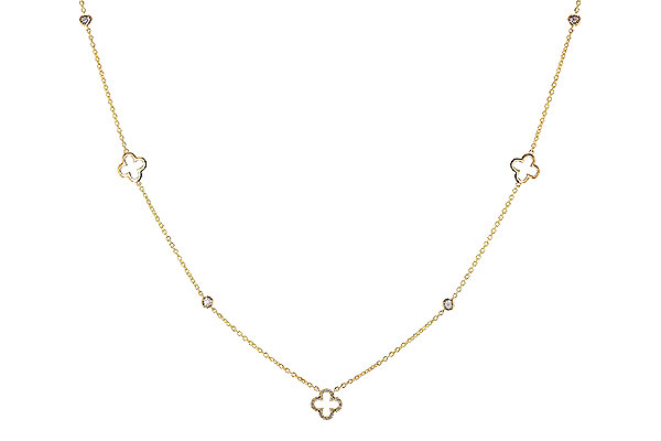 G329-83773: NECKLACE .20 TW (18")