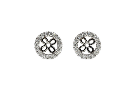 H242-58282: EARRING JACKETS .24 TW (FOR 0.75-1.00 CT TW STUDS)