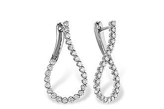 H329-88318: EARRINGS 1.00 TW