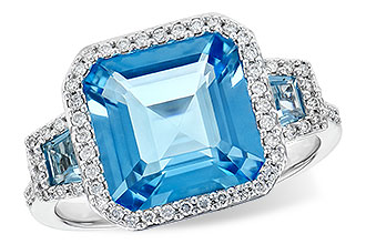 L245-34681: LDS RG 4.40 TW BLUE TOPAZ 4.60 TGW