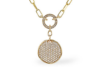 L329-83745: NECKLACE .92 TW (17")